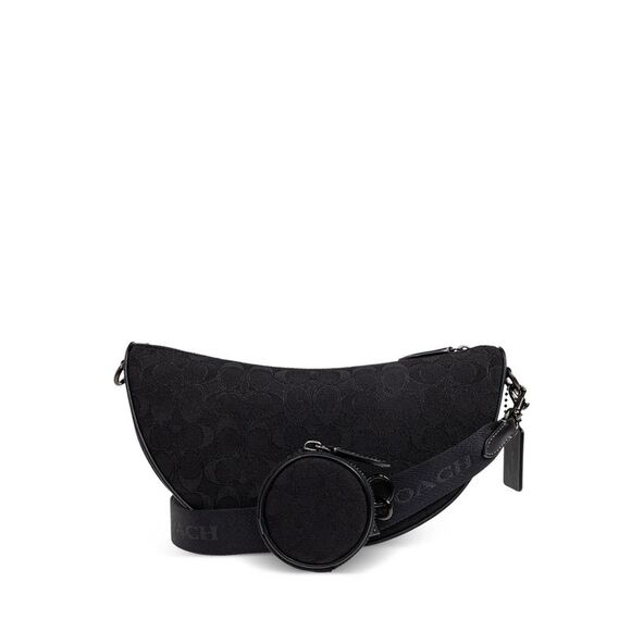 Coach Black Messenger Bags Men - Picture 1 of 6